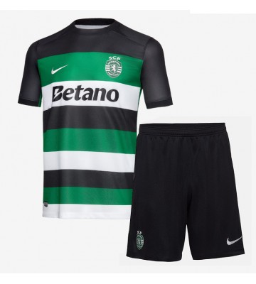 Sporting CP Primera Equipación Niños 2024-25 Manga Corta (+ Pantalones cortos)